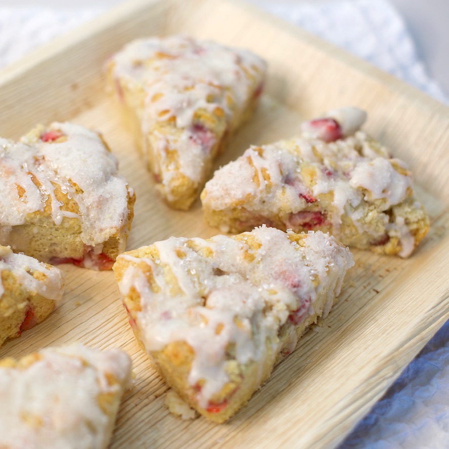 Strawberry Scones for Mother's Day Brunch