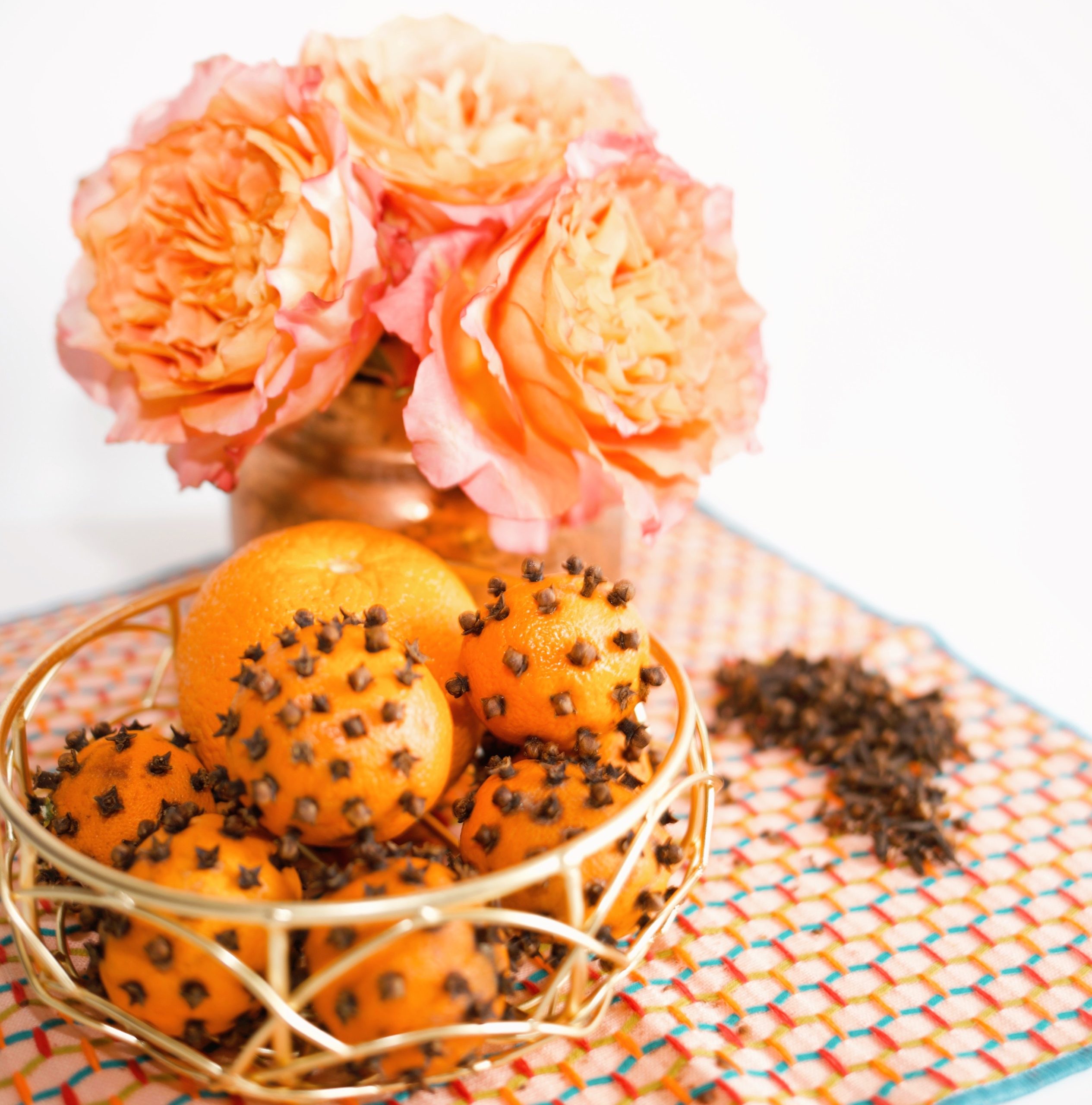 Clove & Orange Pomander Balls “A Natural Air Freshener That Is Pretty Too”