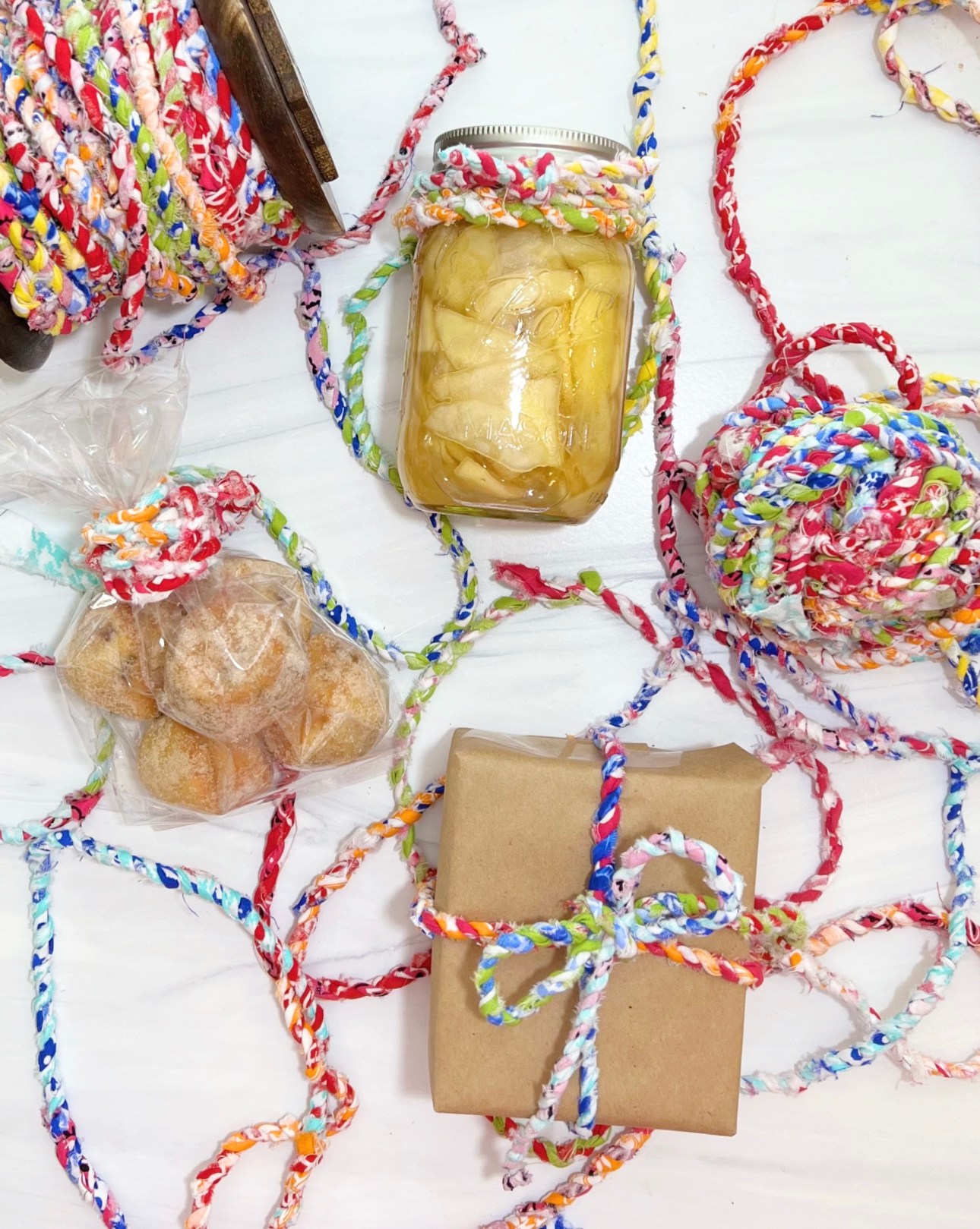 How to Make Fabric Gift Twine
