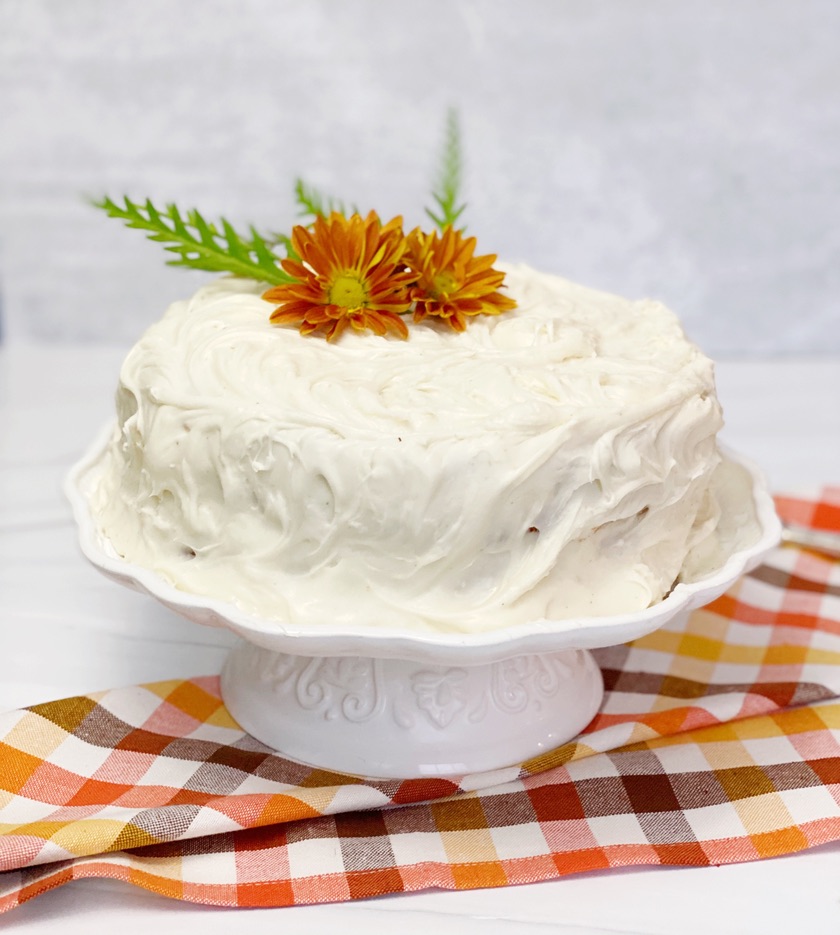 Sweet Potato Cake with Maple Cream Frosting