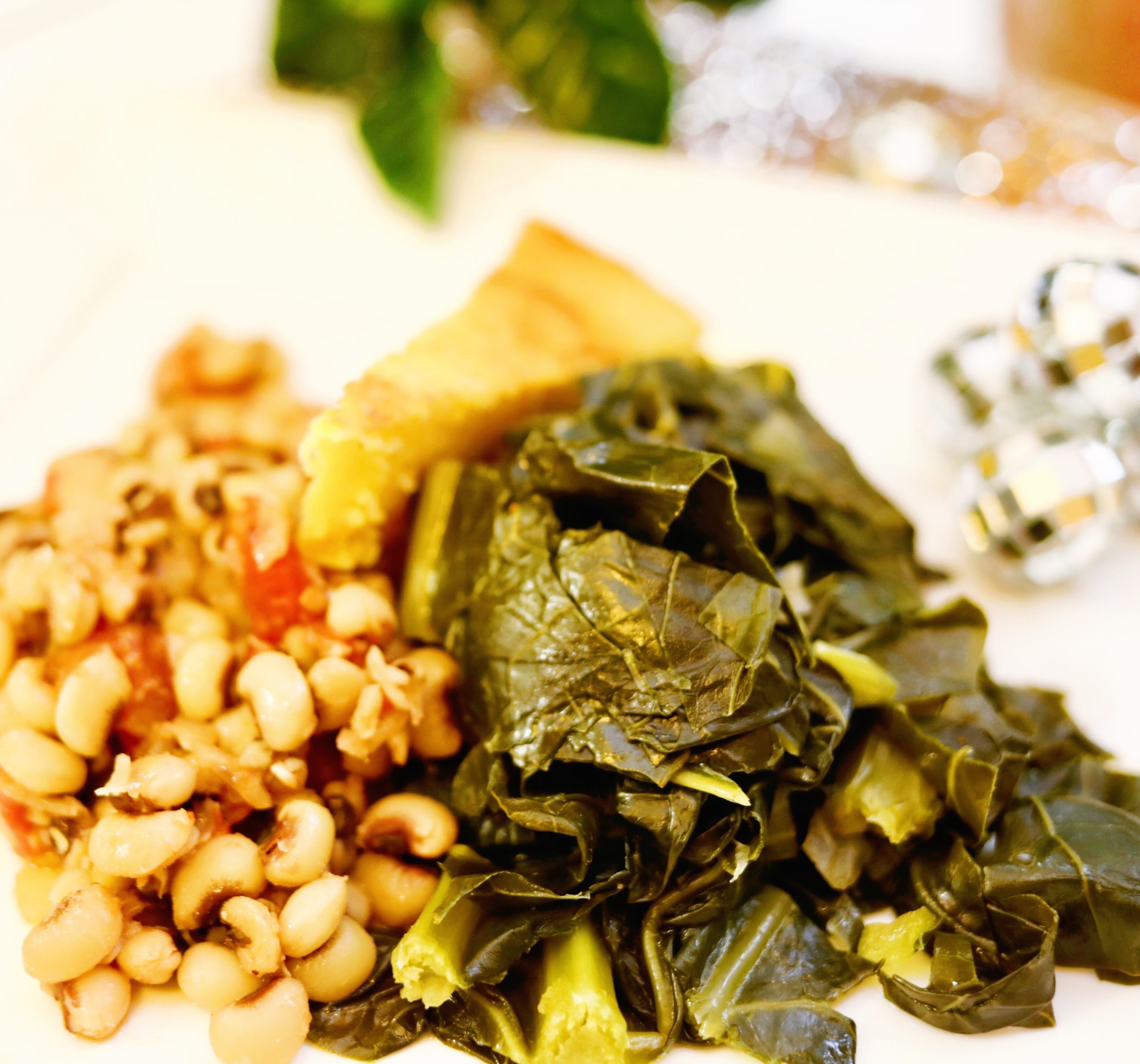 A Southern New Year’s Day Tradition: Black Eyed Peas, Collard Greens, & Cornbread