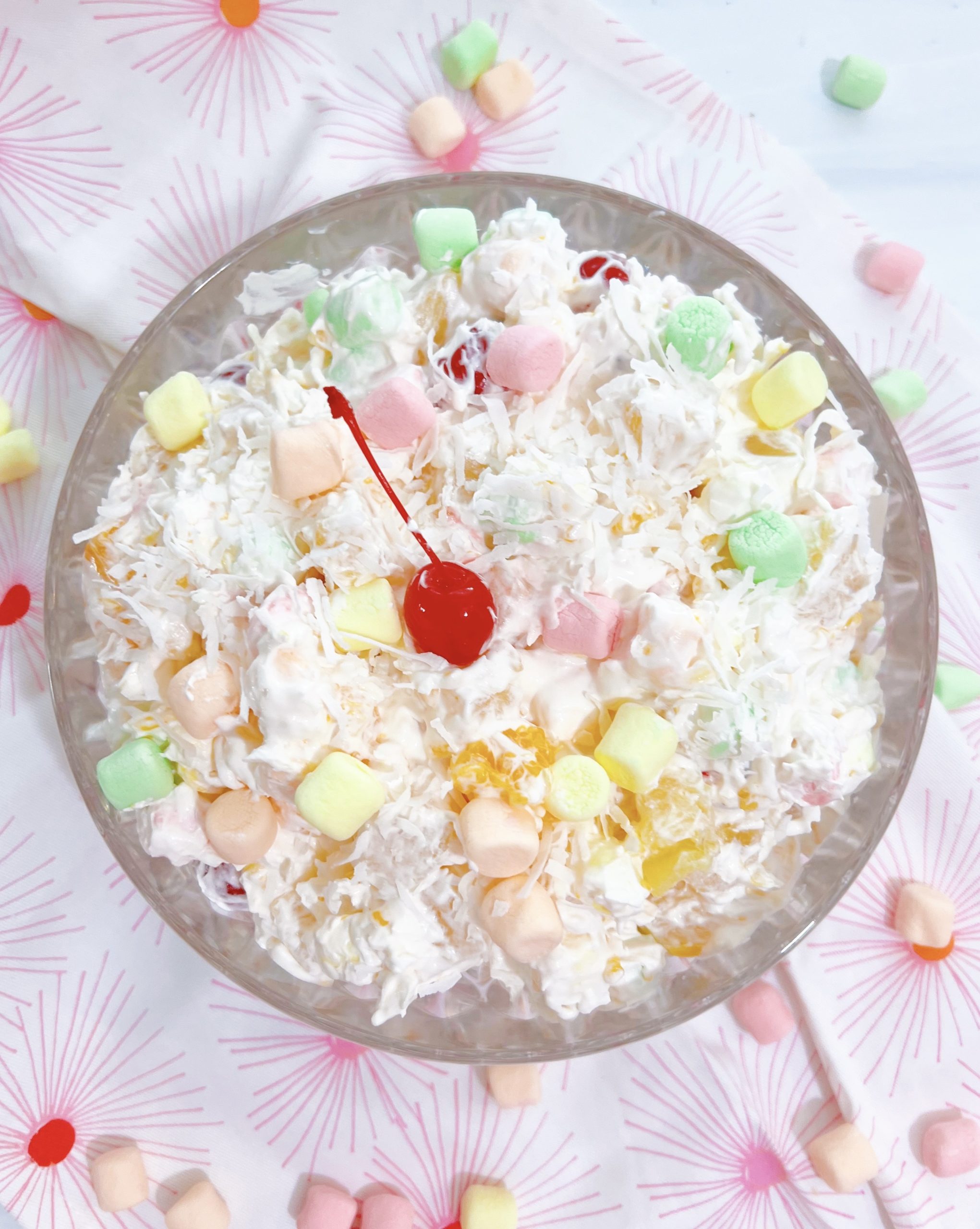 Retro Ambrosia Salad with Cool Whip