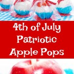 Patriotic 4th of July Red White & Blue Candied Apples