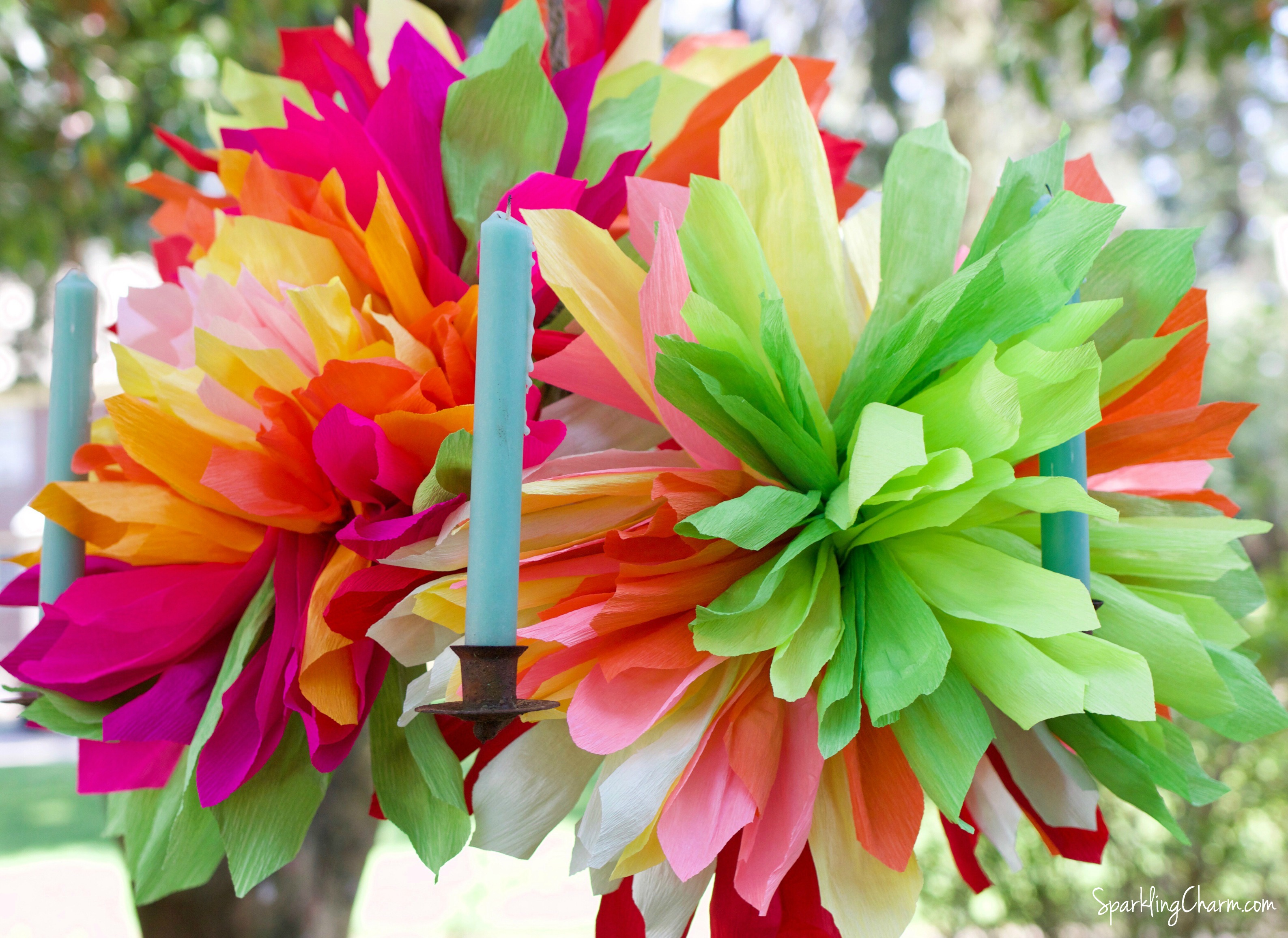 Cinco De Mayo! DIY Crepe Paper Flowers