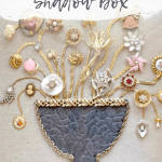 Vintage Jewelry Shadow Box DIY